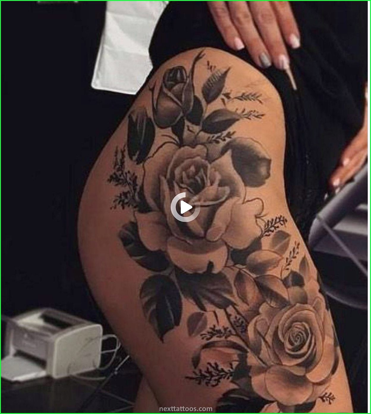Female Thigh Tattoos Quotes - Popular Female Thigh Tattoo Designs