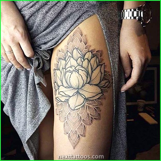 Female Thigh Tattoos Quotes - Popular Female Thigh Tattoo Designs