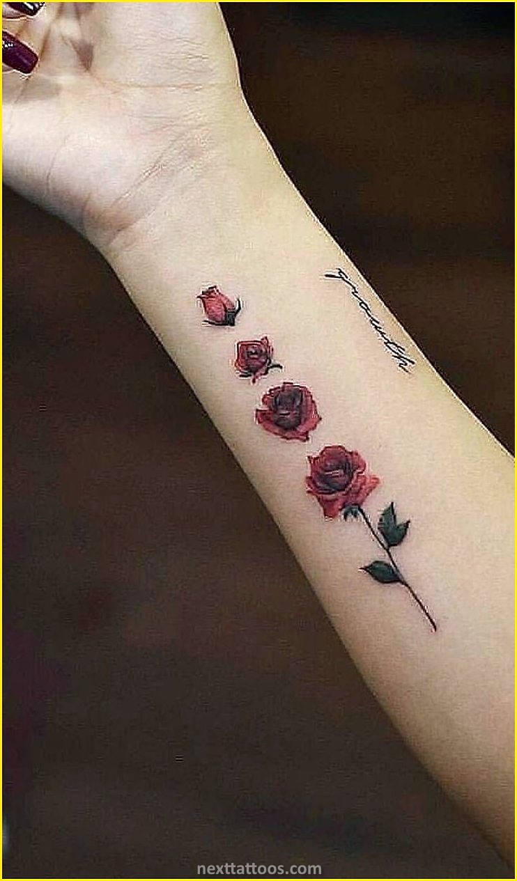 Female Simple Forearm Tattoos