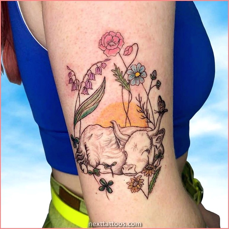 Creative Taurus Tattoos For Females