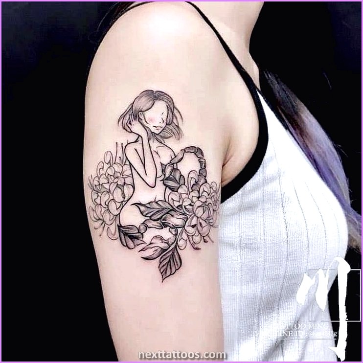 y and Dramatic Scorpio Tattoos For Females
