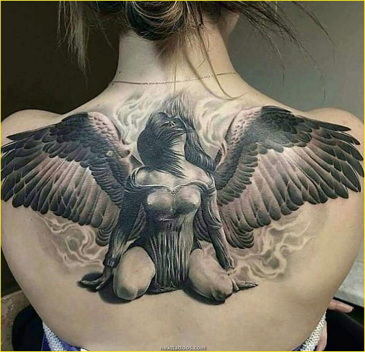 Female Angel Tattoo Designs and Meanings