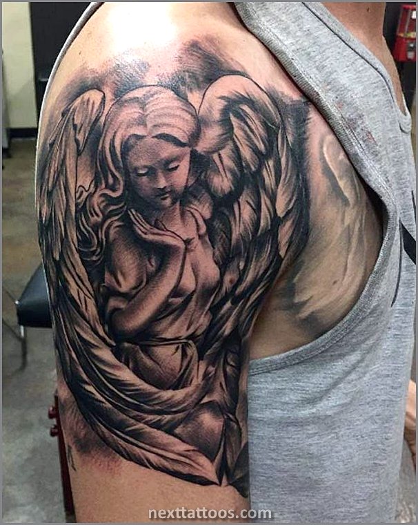 Female Angel Tattoo Designs and Meanings