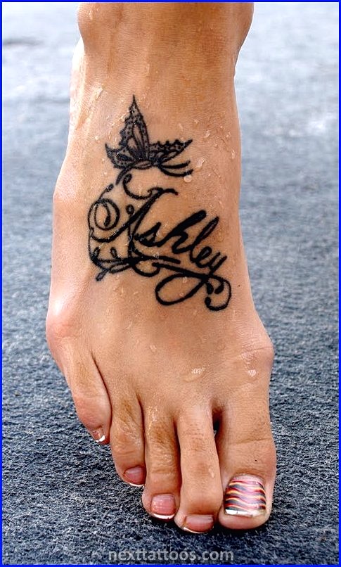 Female Foot Tattoos Designs and Ideas