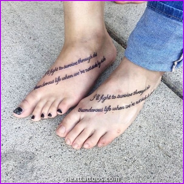 Female Foot Tattoos Designs and Ideas