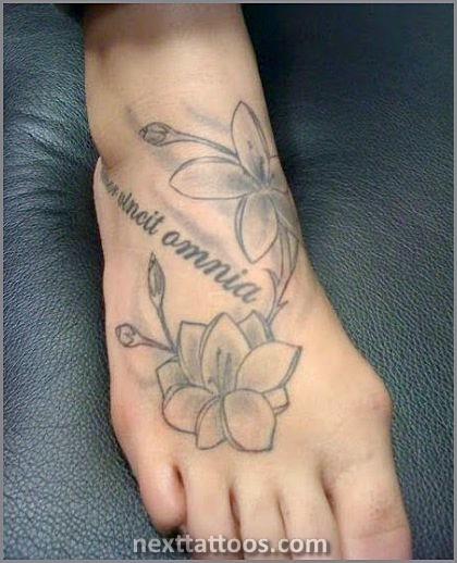 Female Foot Tattoos Designs and Ideas