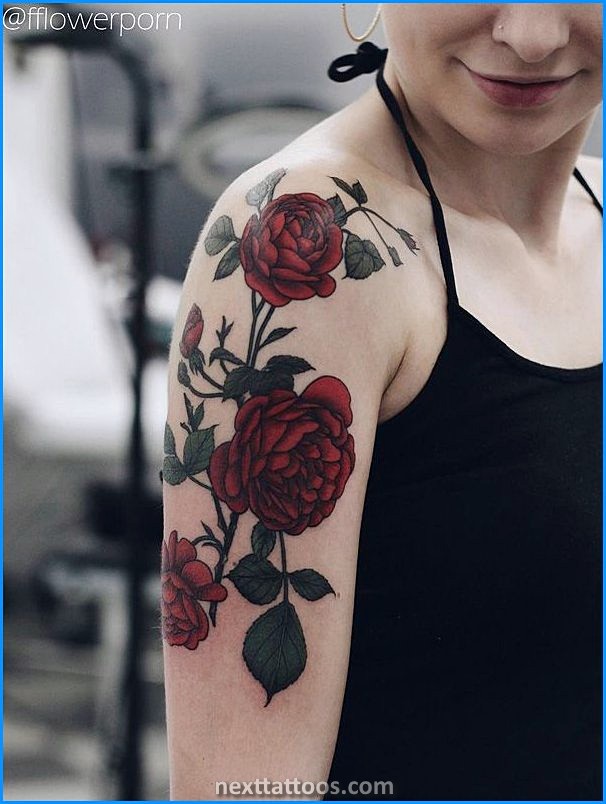 Classy Shoulder Tattoos Female