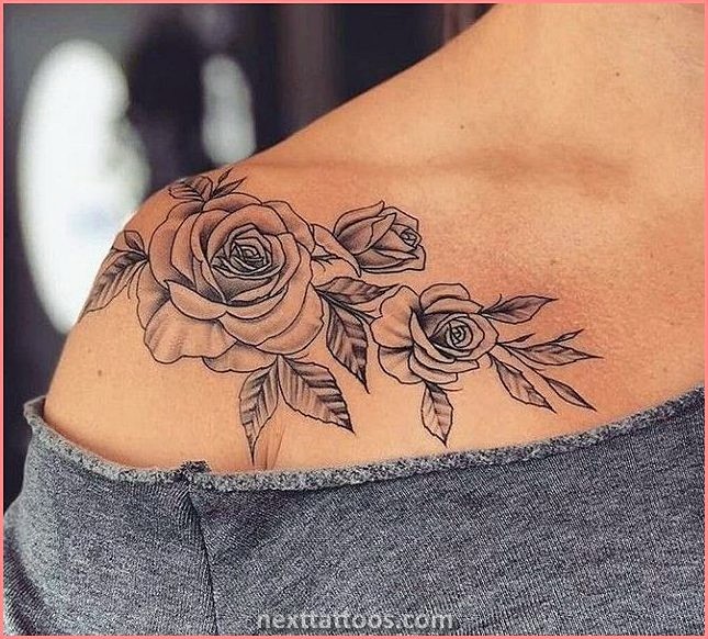 Classy Shoulder Tattoos Female