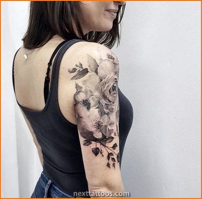 Classy Shoulder Tattoos Female