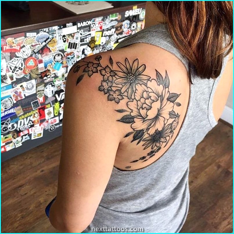 Classy Shoulder Tattoos Female