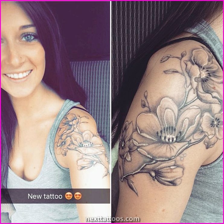 Classy Shoulder Tattoos Female