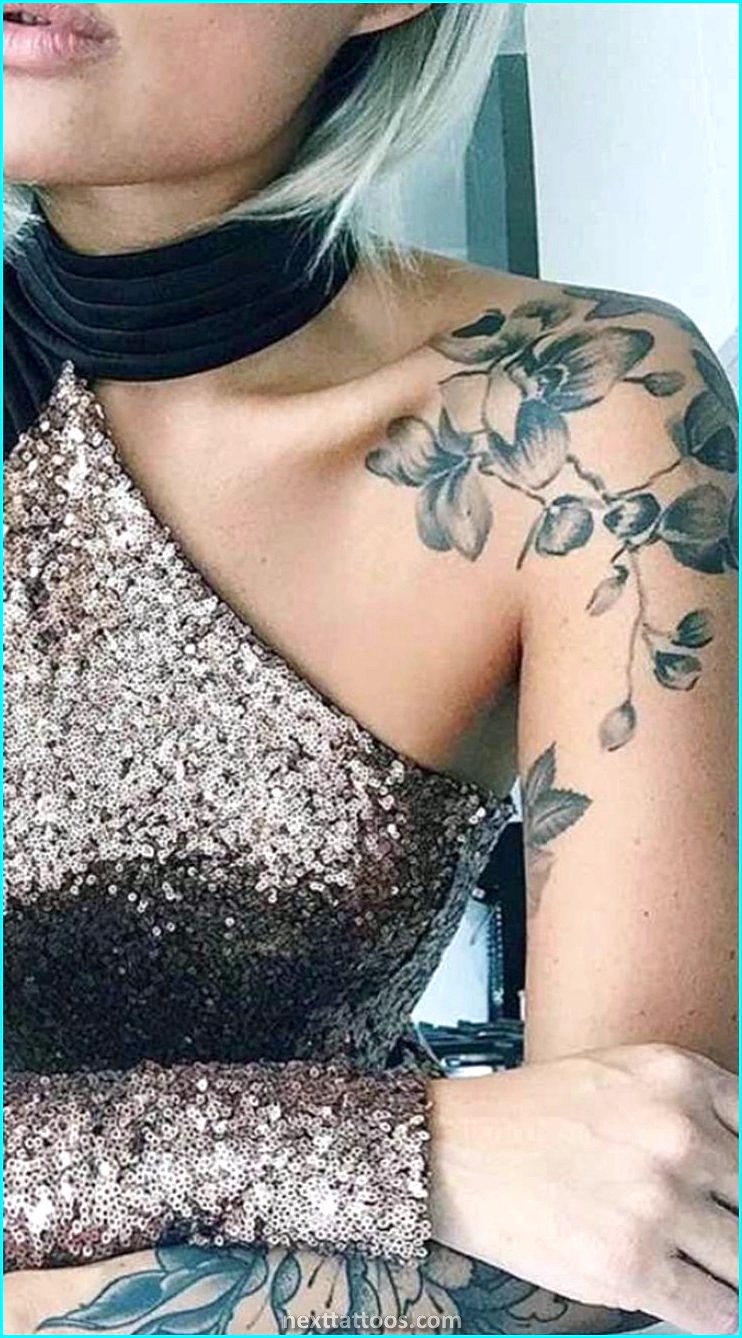 Classy Shoulder Tattoos Female