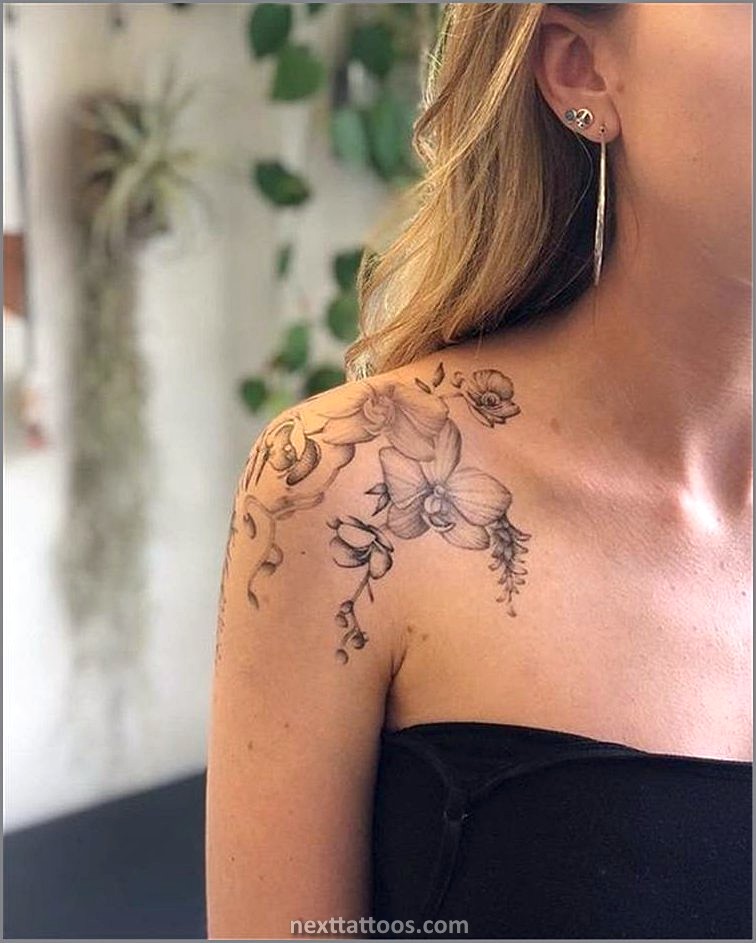 Classy Shoulder Tattoos Female