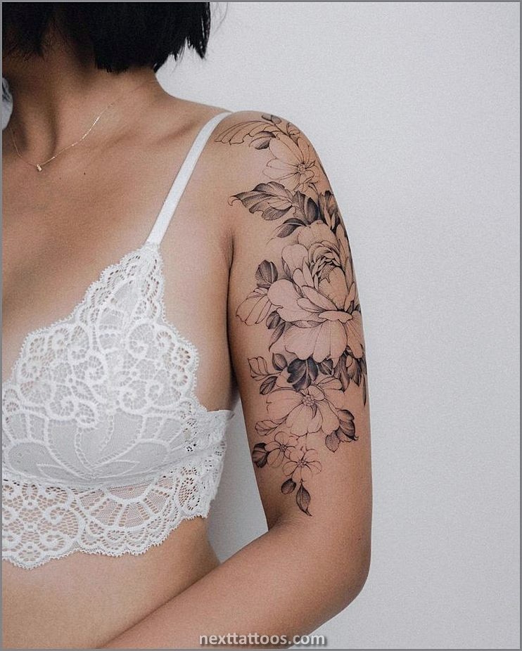 Classy Shoulder Tattoos Female