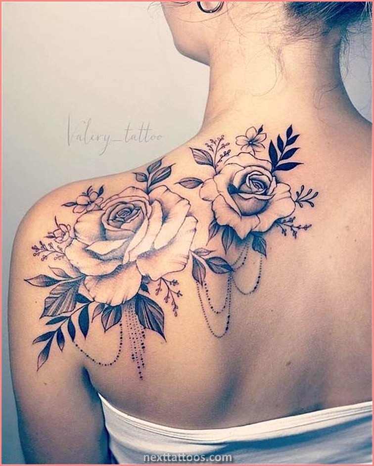 Classy Shoulder Tattoos Female