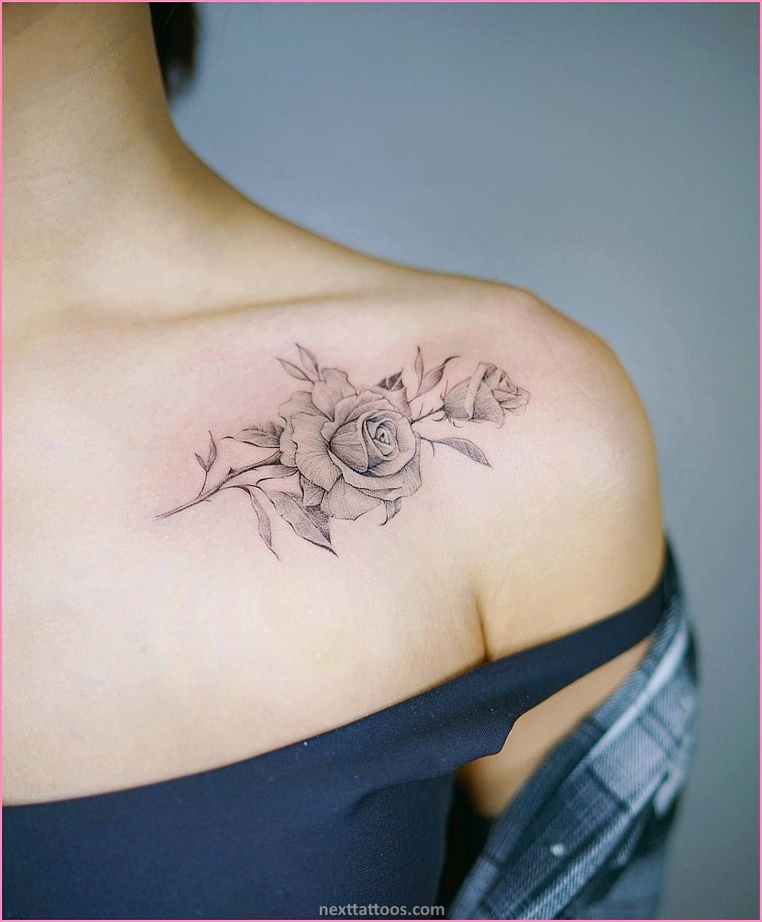 Classy Shoulder Tattoos Female