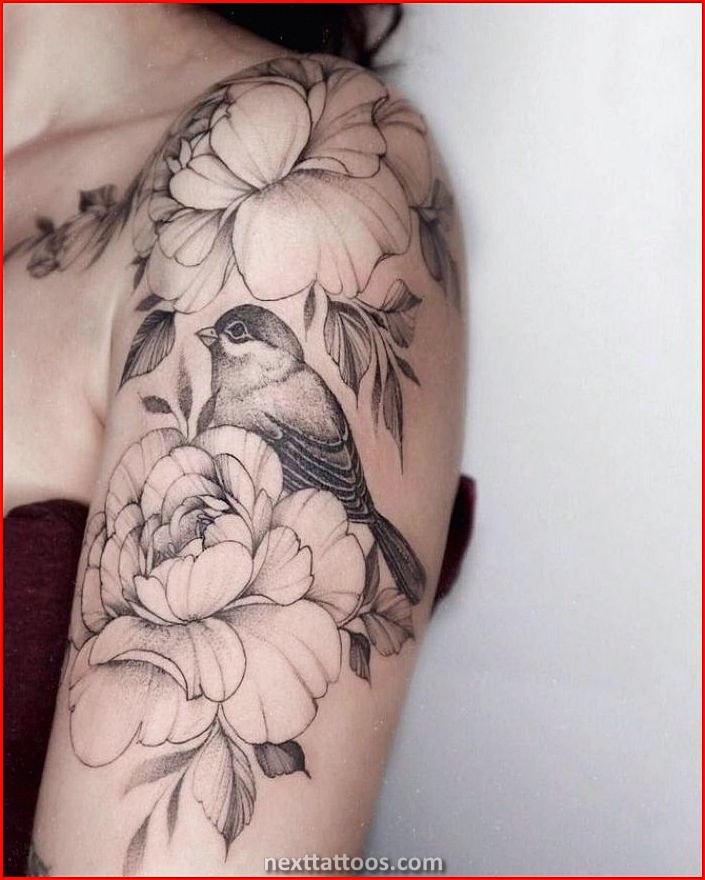 Classy Shoulder Tattoos Female