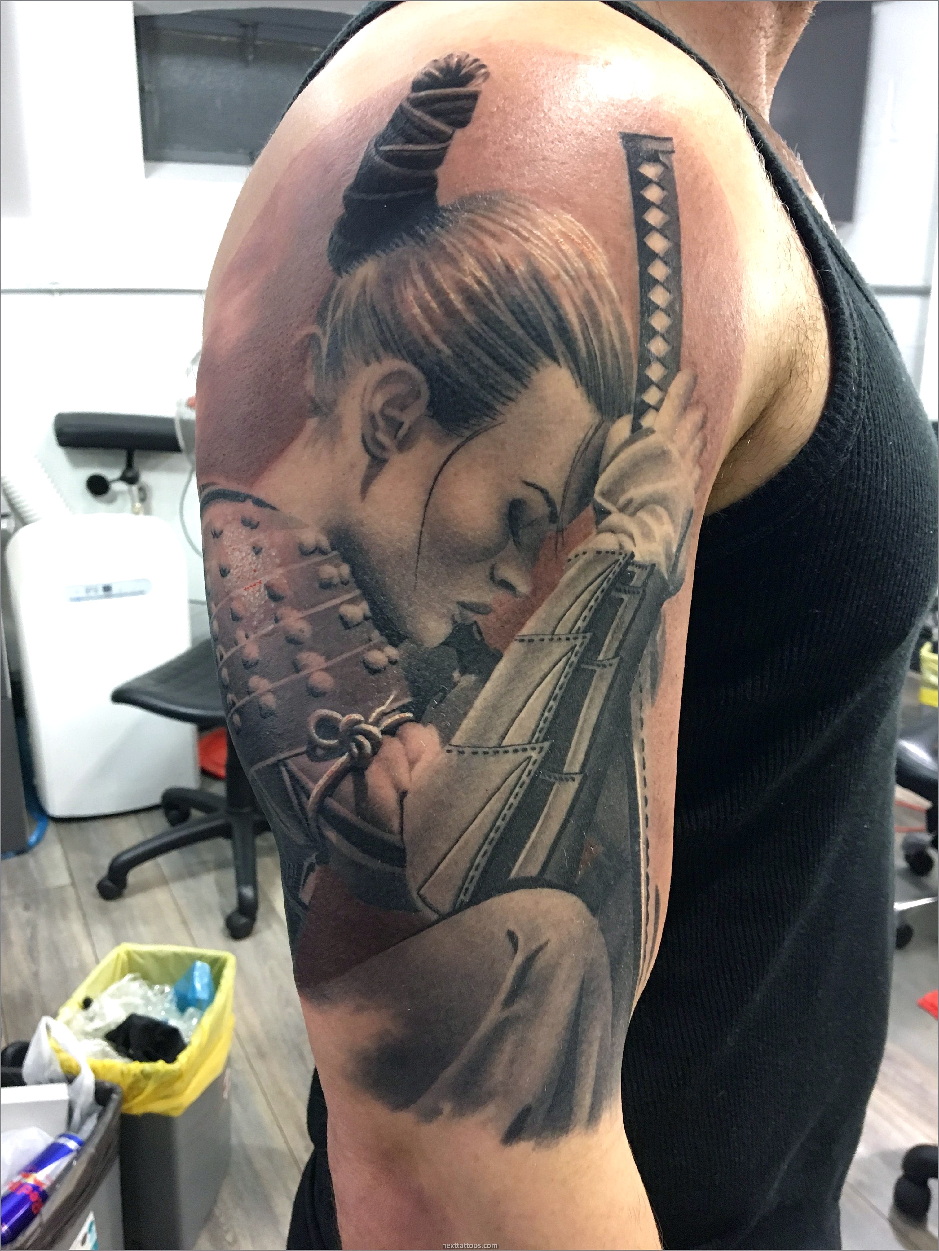 Female samurai tattoo meaning