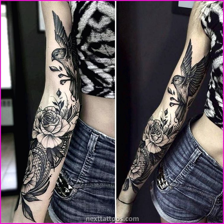 Cute Sleeve Tattoos For Females