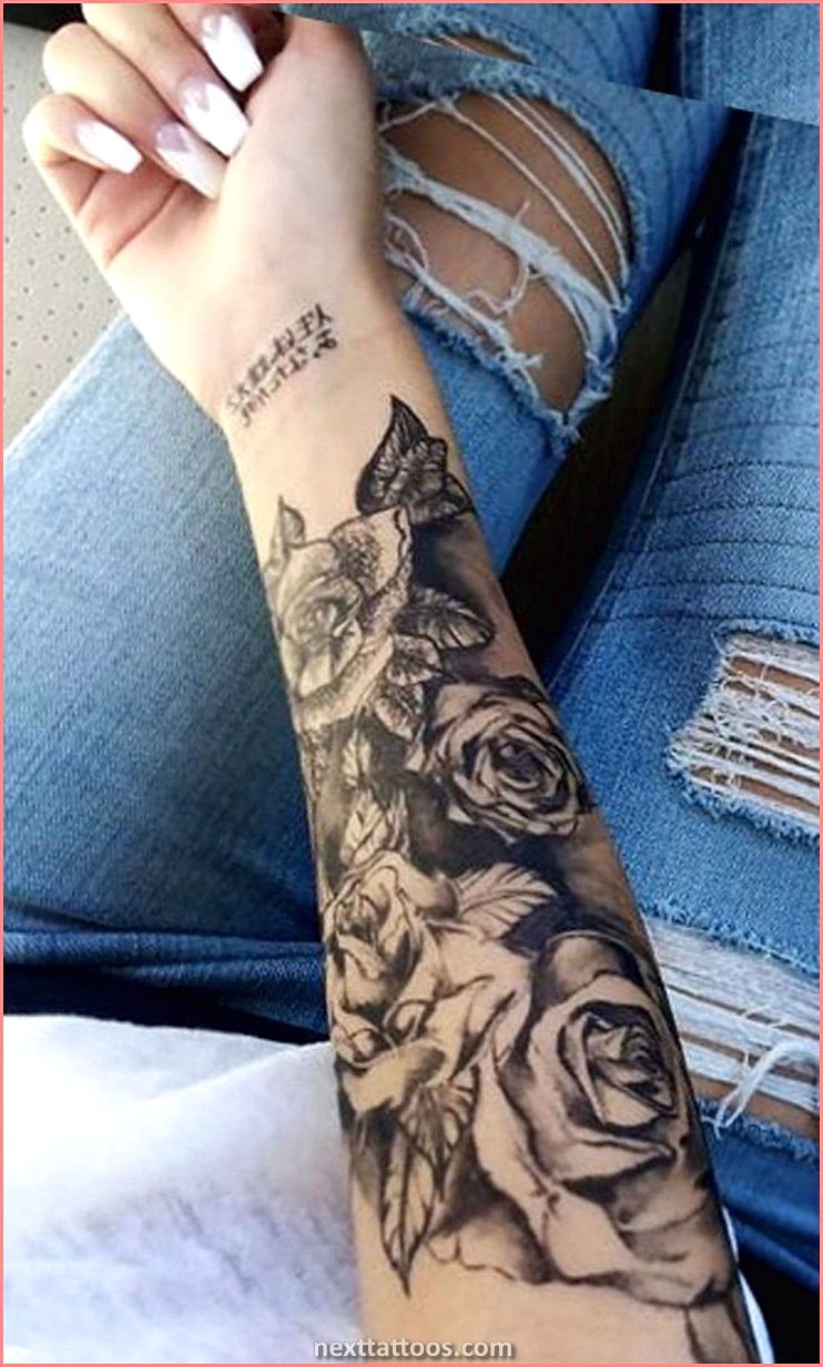 Cute Sleeve Tattoos For Females