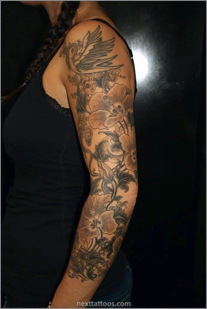 Cute Sleeve Tattoos For Females