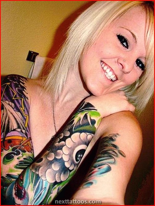 Cute Sleeve Tattoos For Females