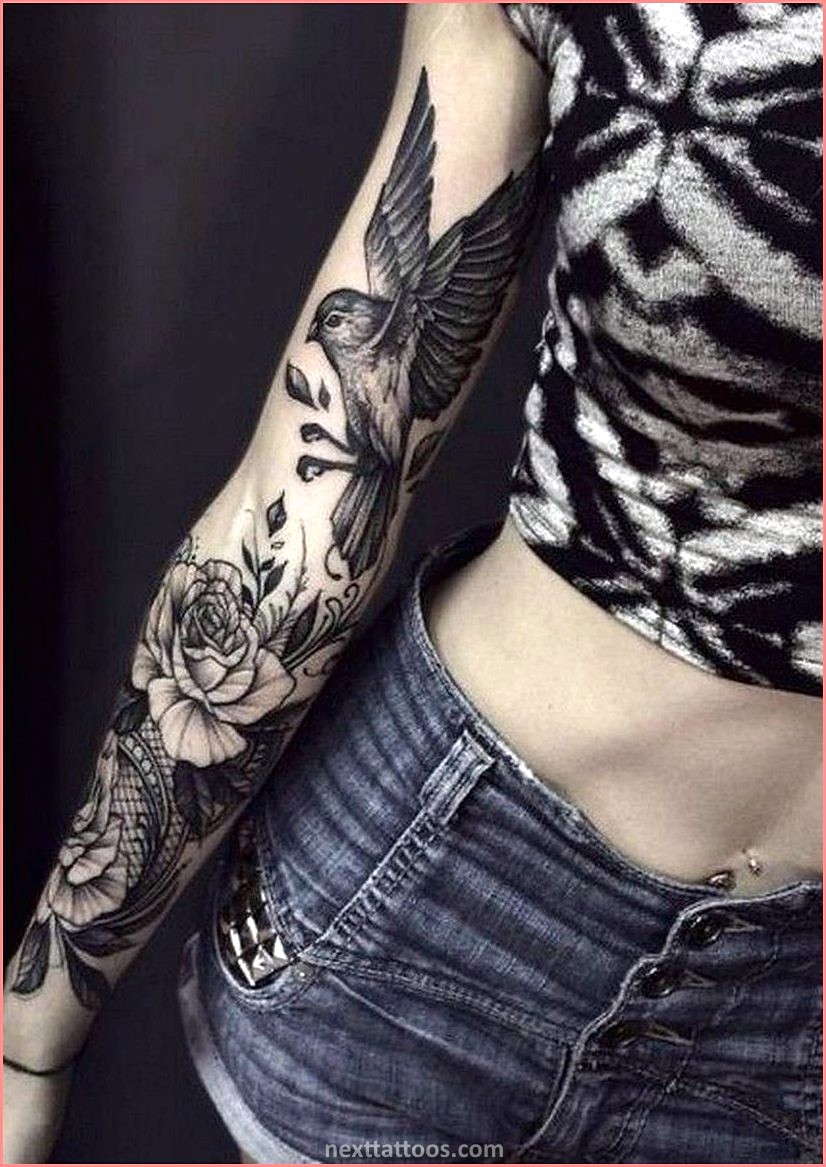 Cute Sleeve Tattoos For Females