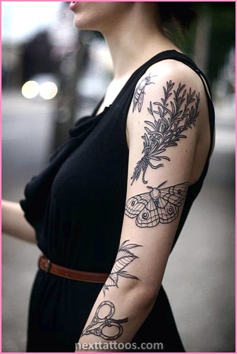 Cute Sleeve Tattoos For Females
