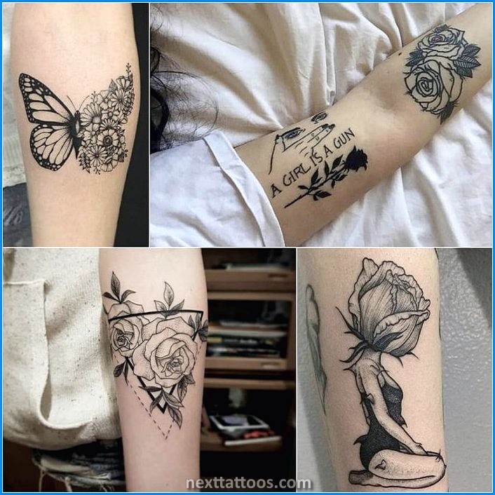 Female Forearm Tattoos Pictures