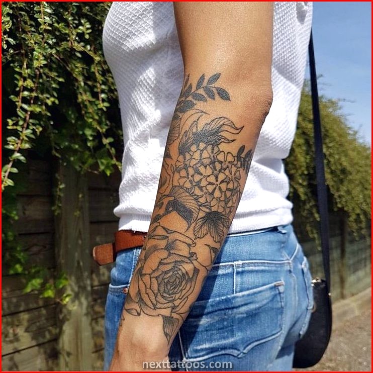 Female Forearm Tattoos Pictures