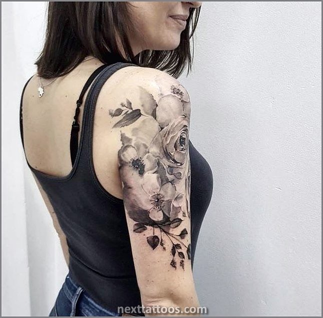 Female Front Shoulder Tattoos - Popular Designs With Feminine Meaning