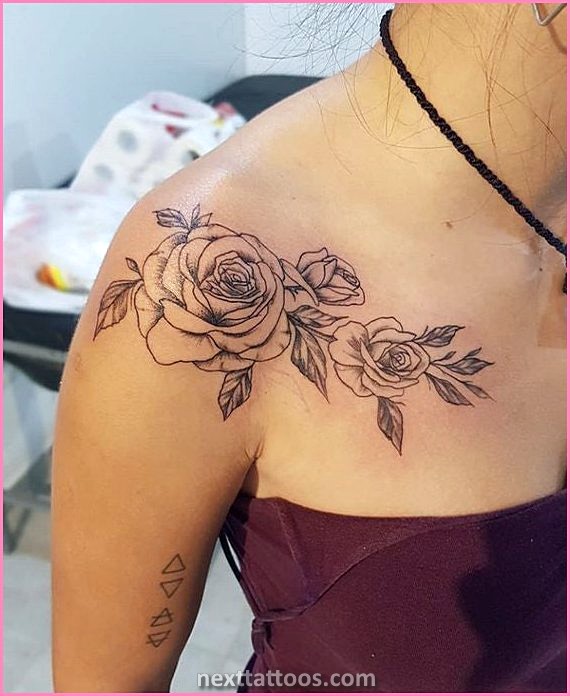 Female Front Shoulder Tattoos - Popular Designs With Feminine Meaning