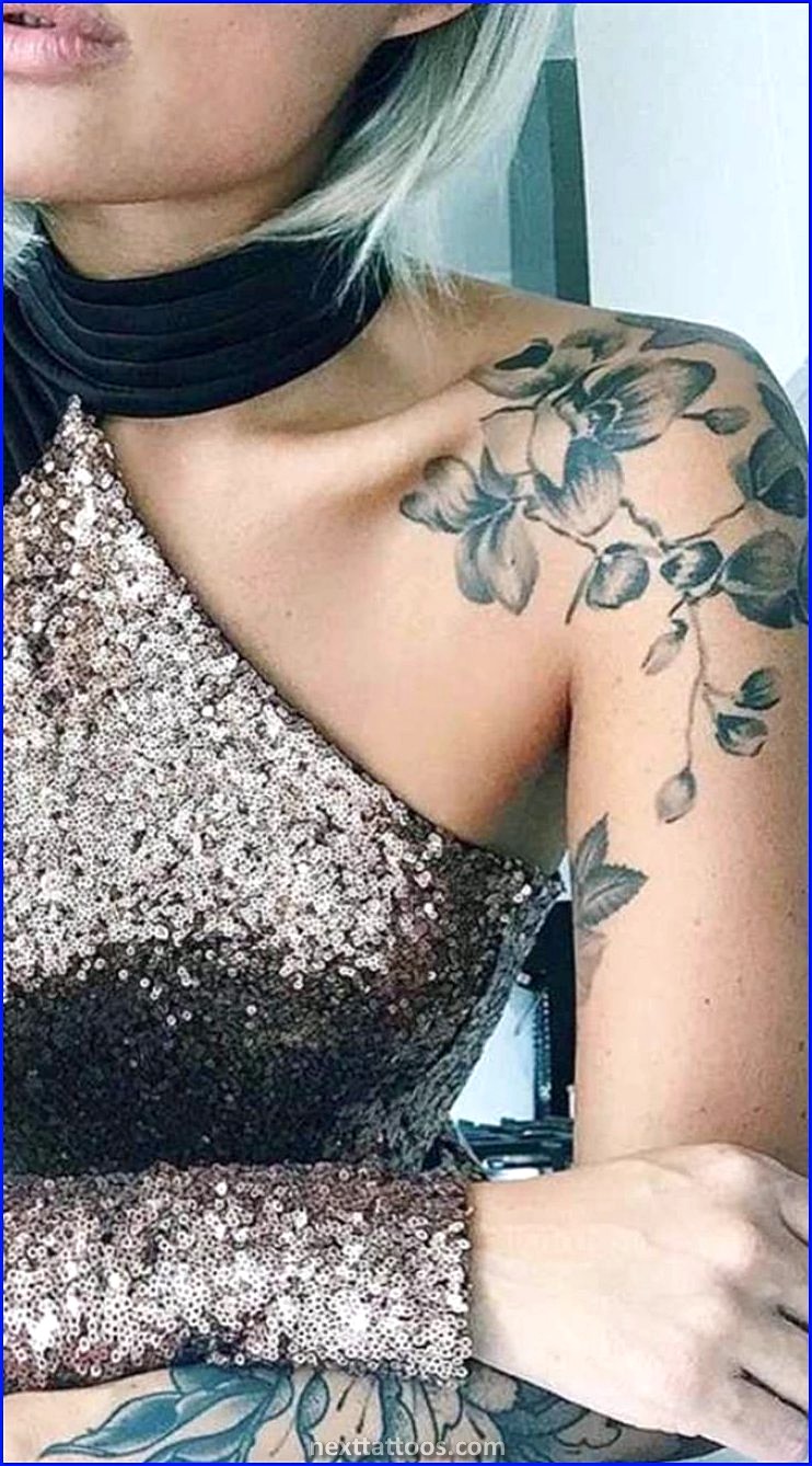 Female Front Shoulder Tattoos - Popular Designs With Feminine Meaning