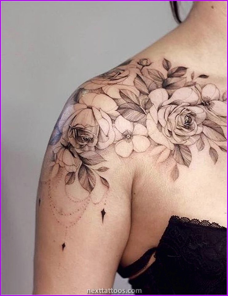 Female Front Shoulder Tattoos - Popular Designs With Feminine Meaning