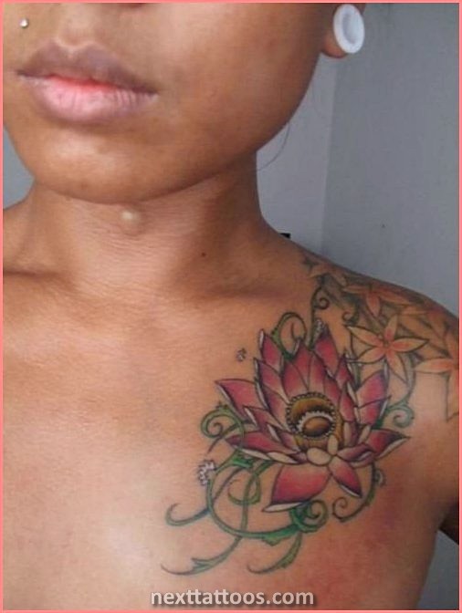 Female Front Shoulder Tattoos - Popular Designs With Feminine Meaning