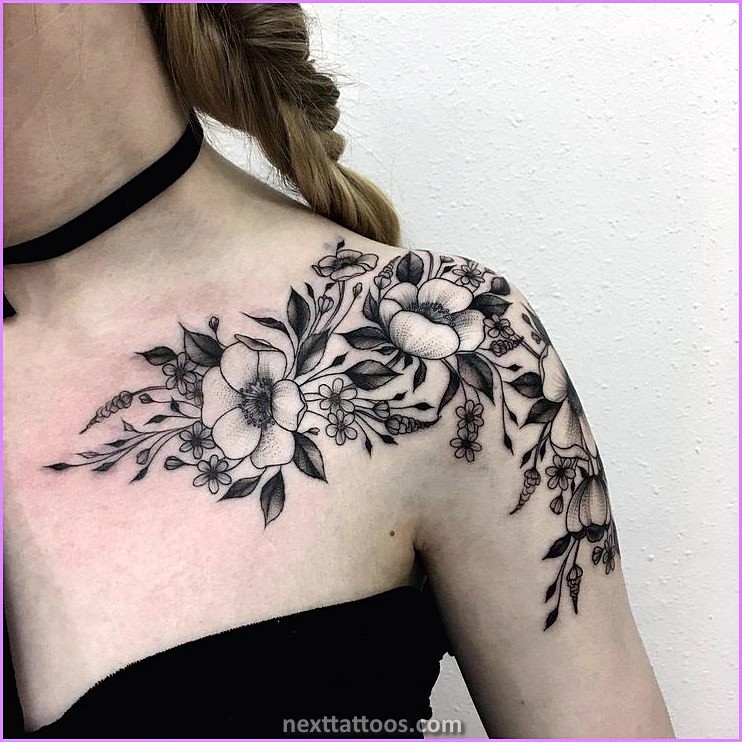 Female Front Shoulder Tattoos - Popular Designs With Feminine Meaning