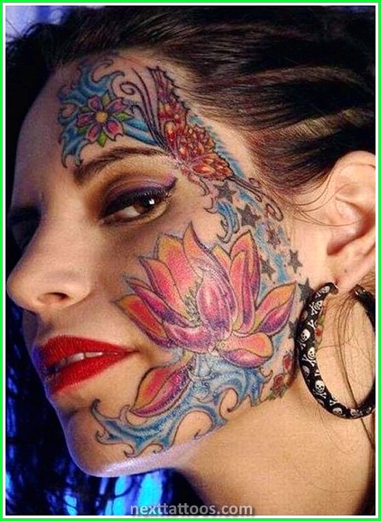 Female Face Tattoo Ideas and Meanings