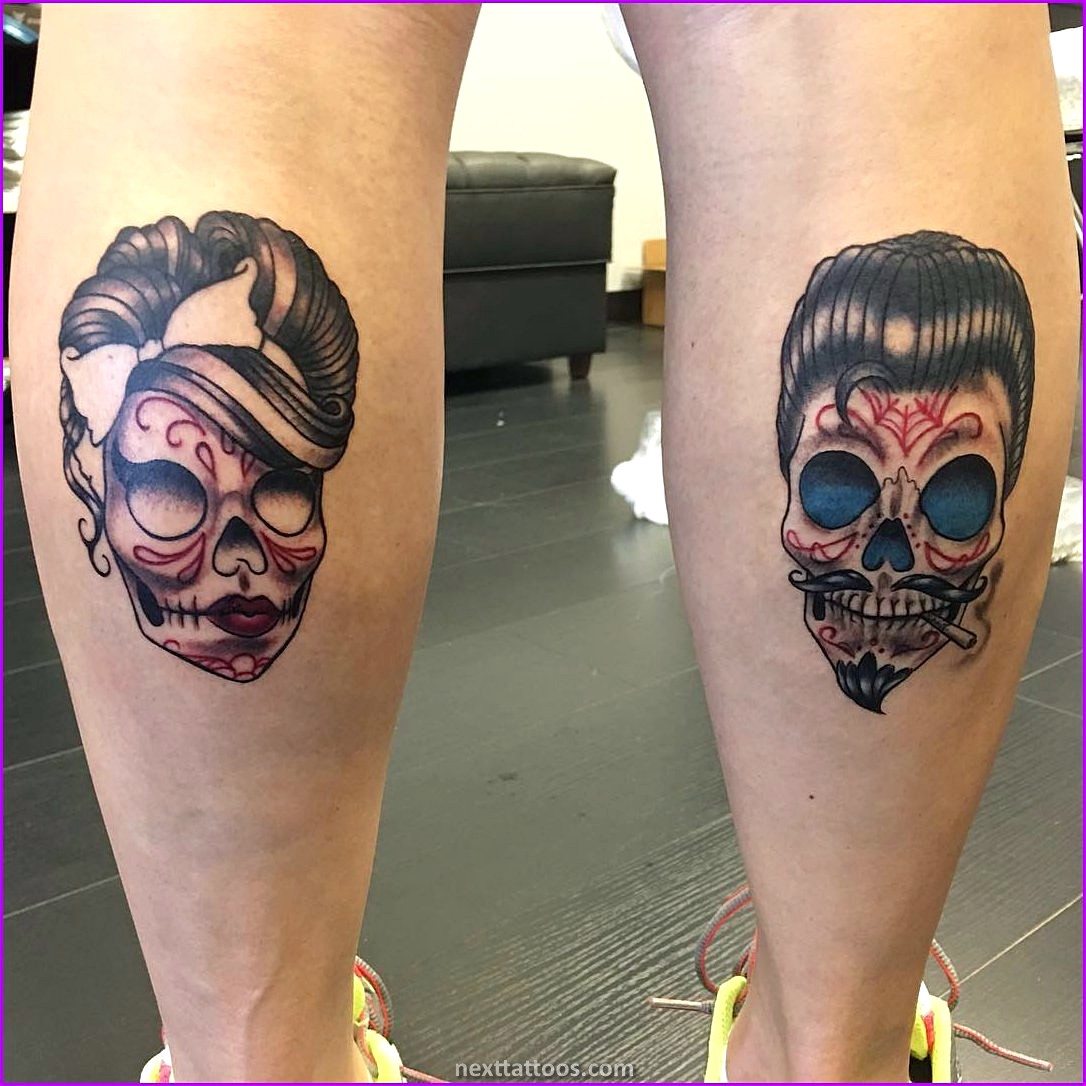 Women's Sugar Skull Tattoo Designs and Meaning