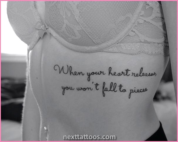 Rib Cage Tattoos For Females