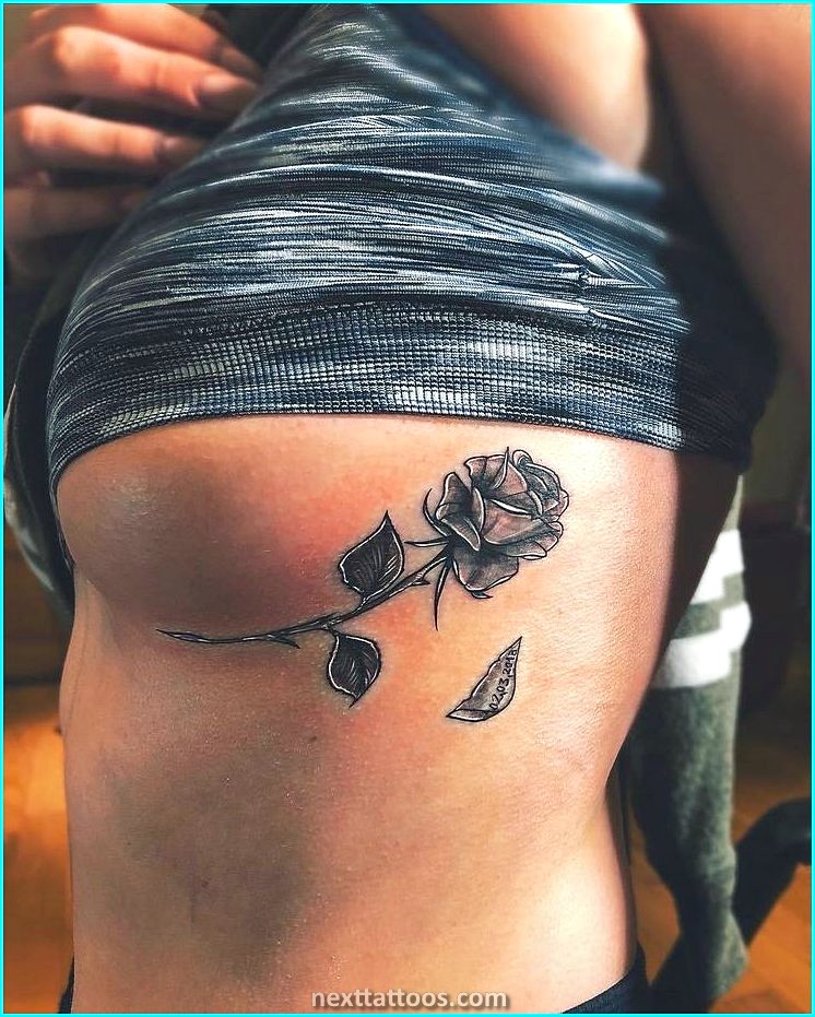 Rib Cage Tattoos For Females