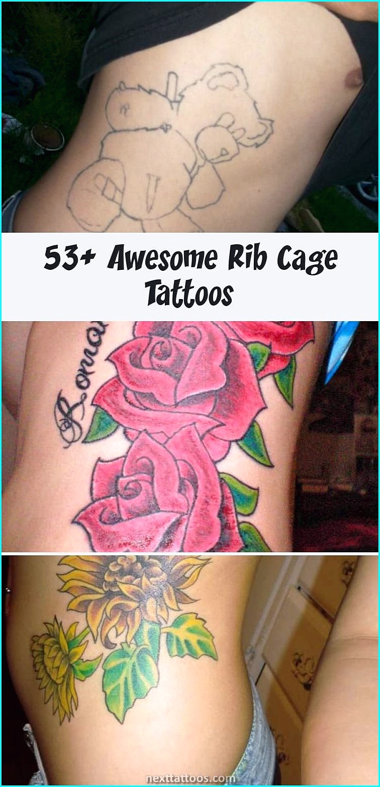 Rib Cage Tattoos For Females