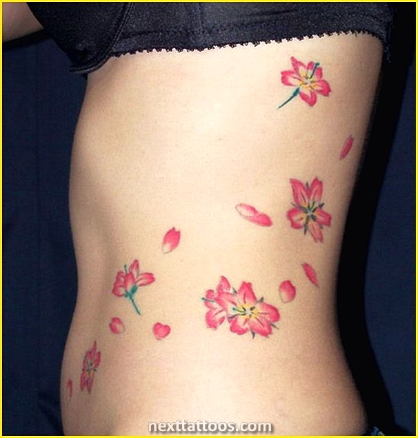 Rib Cage Tattoos For Females