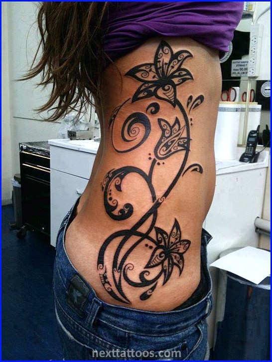 Rib Cage Tattoos For Females