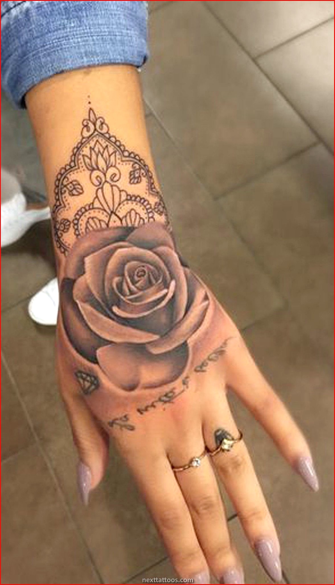 Female Hand Tattoo Ideas - How to Choose Feminine Mandala Hand Tattoo Designs