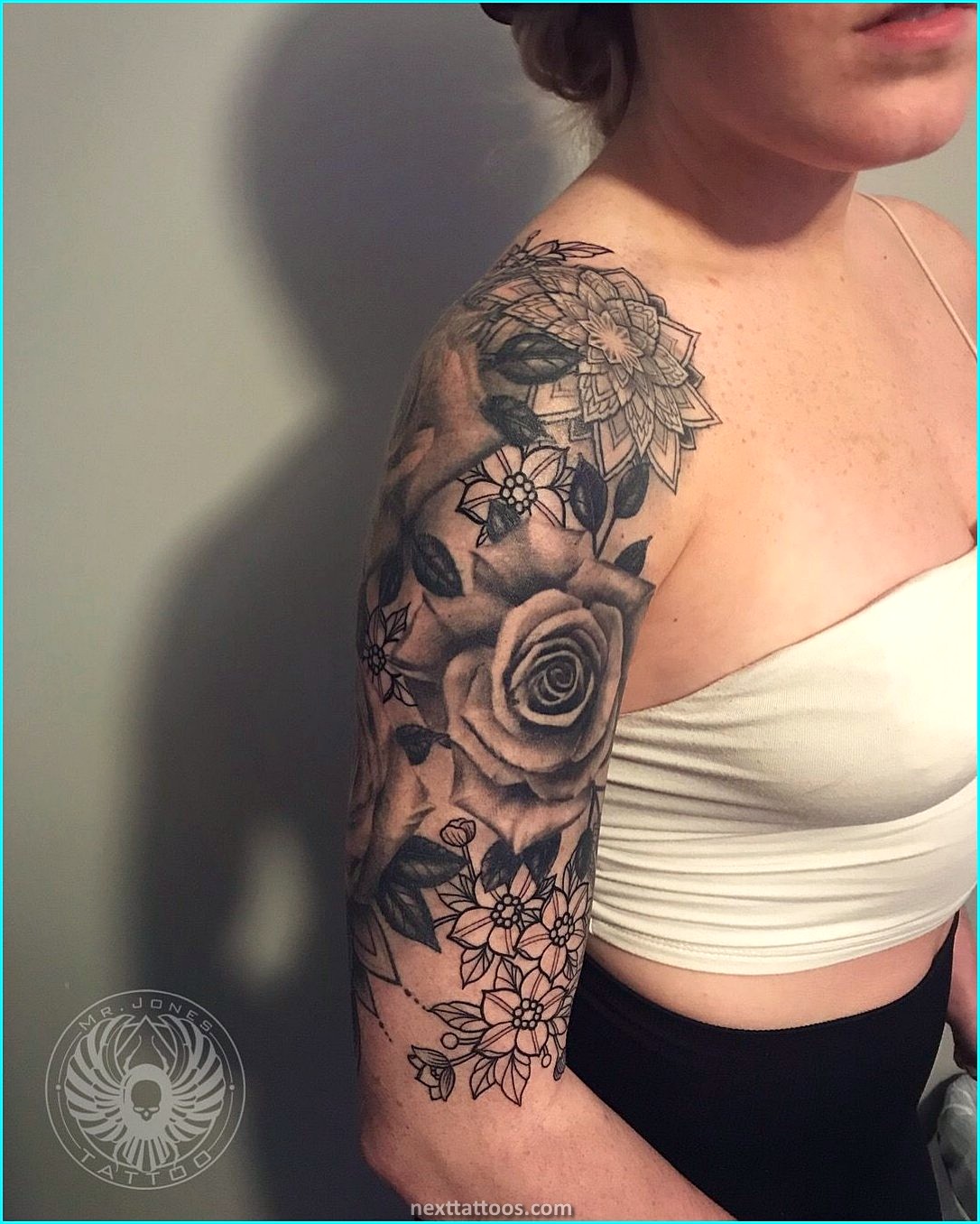 Girly Half Sleeve Tattoo Ideas For Females