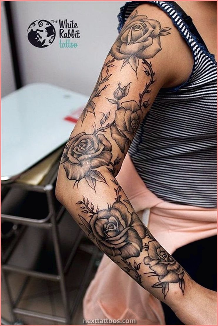 Girly Half Sleeve Tattoo Ideas For Females