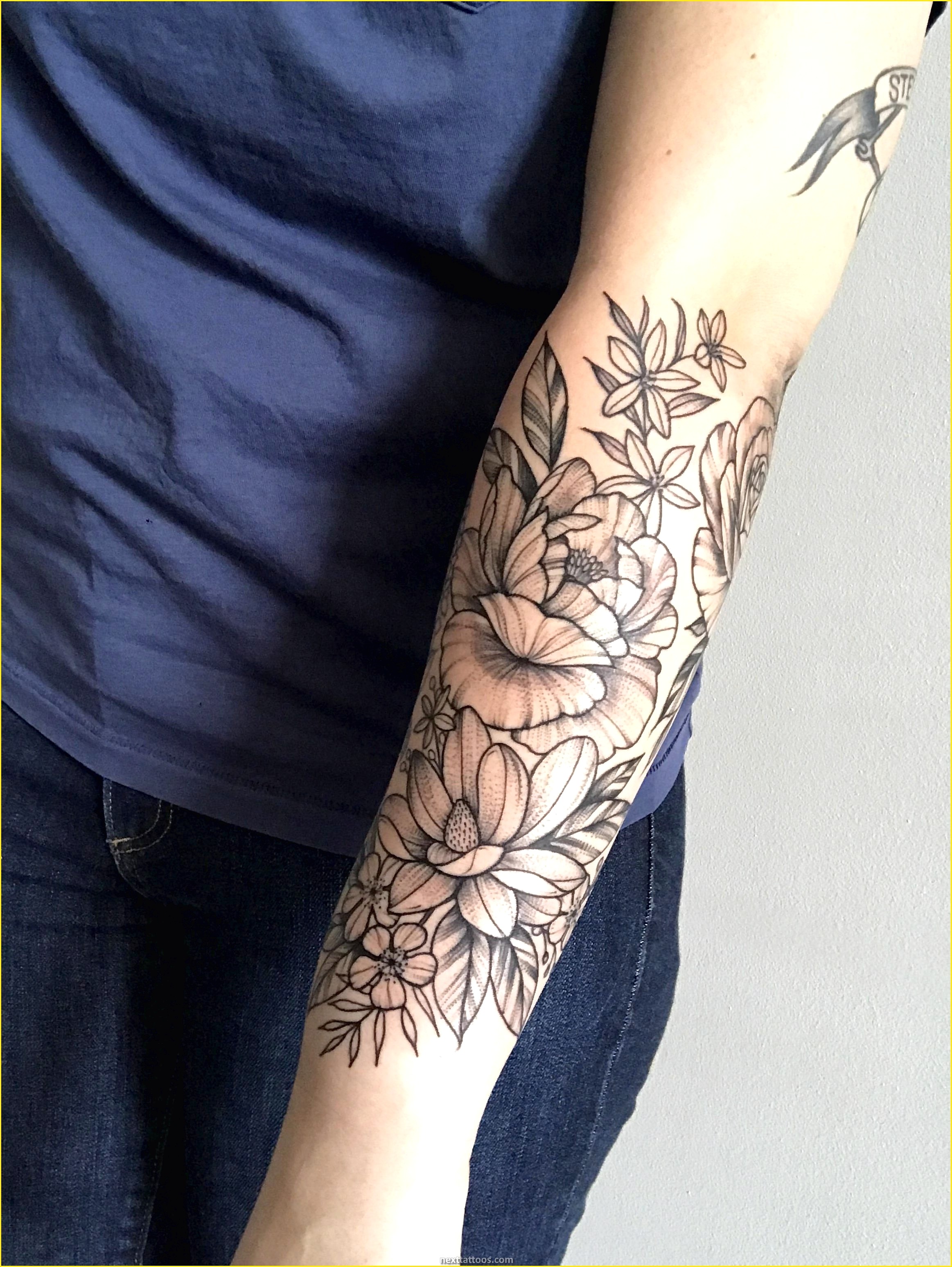 Girly Half Sleeve Tattoo Ideas For Females