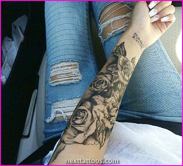 Girly Half Sleeve Tattoo Ideas For Females