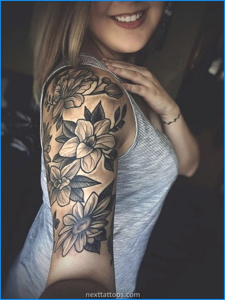 Girly Half Sleeve Tattoo Ideas For Females