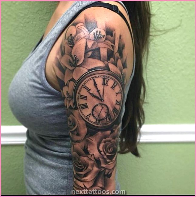 Girly Half Sleeve Tattoo Ideas For Females